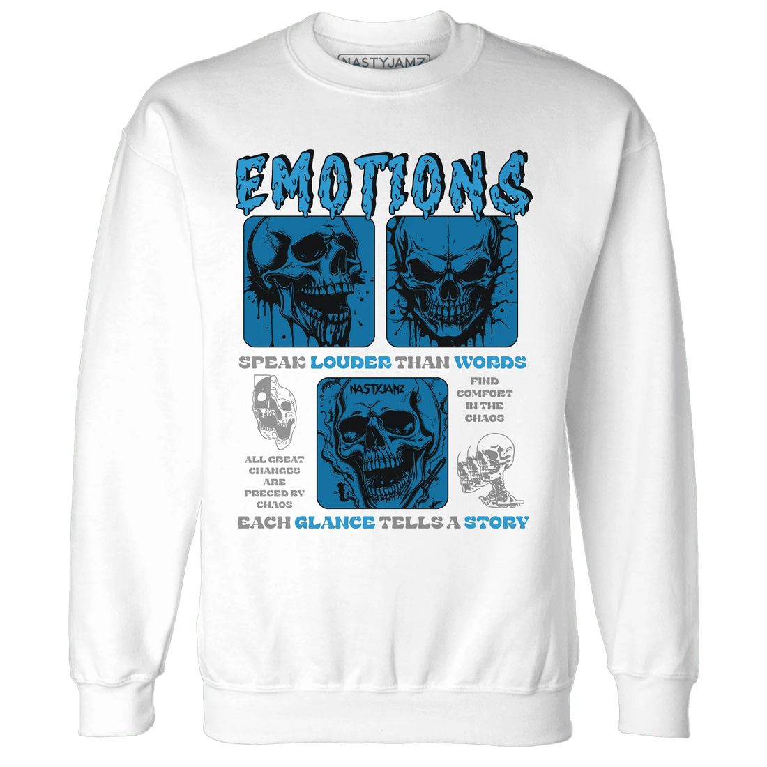 NastyJamz-Powder-Blue-9s-Sweatshirt-Match-Emotions-Skull
