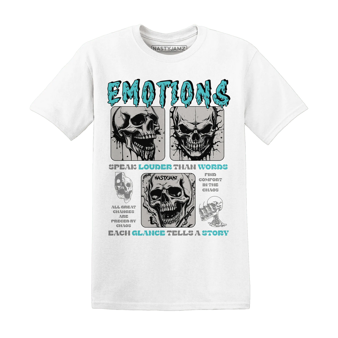 NastyJamz-NBL-Cyan-Burst-9060-T-Shirt-Match-Emotions-Skull