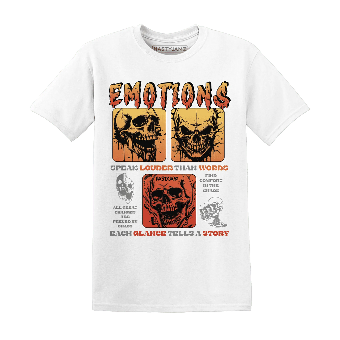 VaporMax-Crimson-Total-Orange-Plus-NastyJamz-T-Shirt-Match-Emotions-Skull