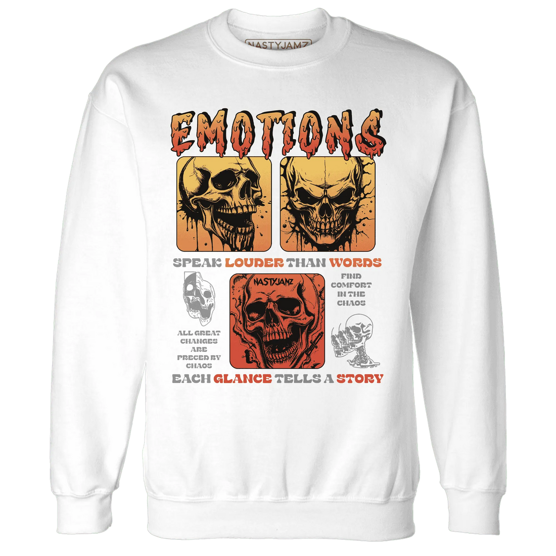 NastyJamz-VaporMax-Crimson-Total-Orange-Plus-Sweatshirt-Match-Emotions-Skull