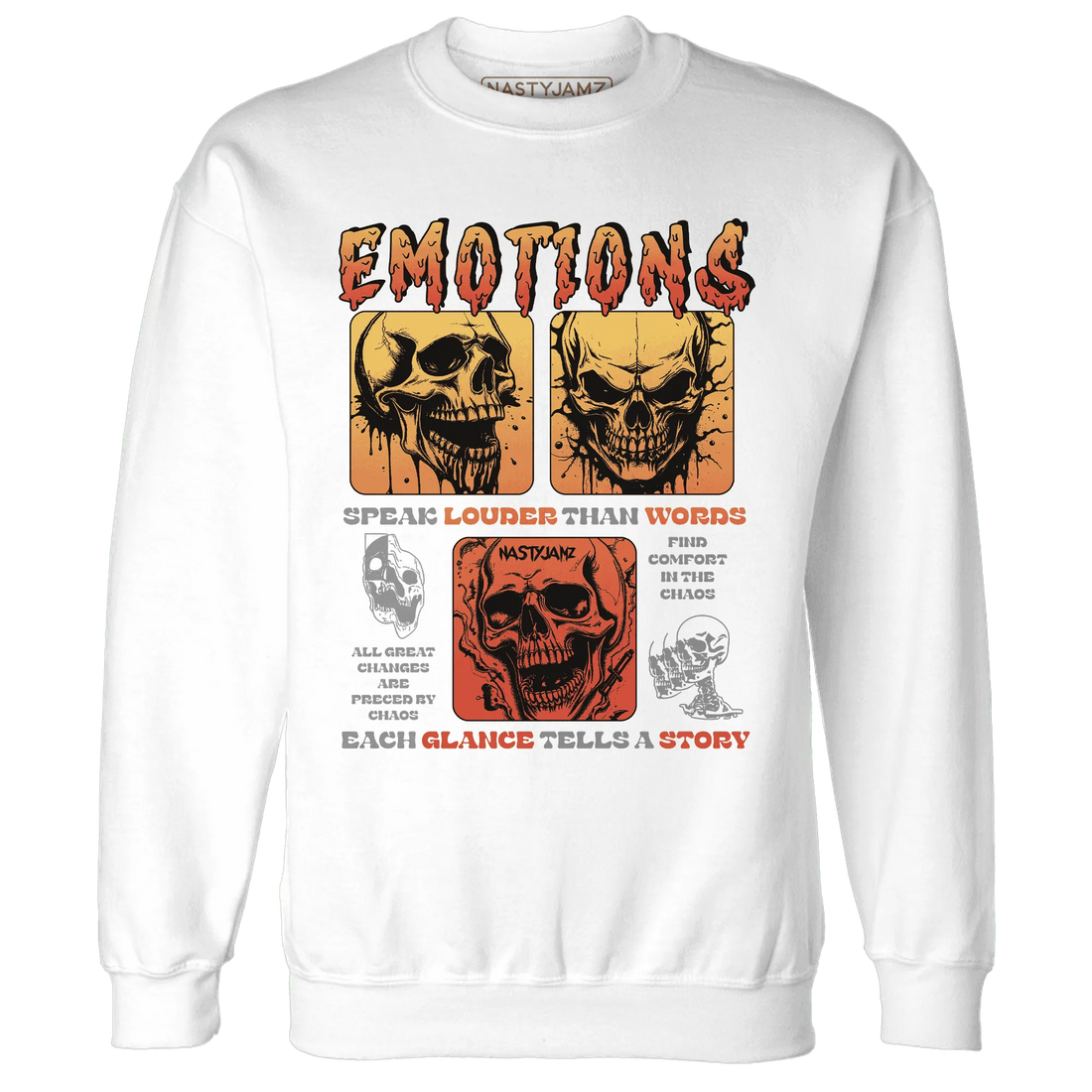 VaporMax-Crimson-Total-Orange-Plus-NastyJamz-Sweatshirt-Match-Emotions-Skull
