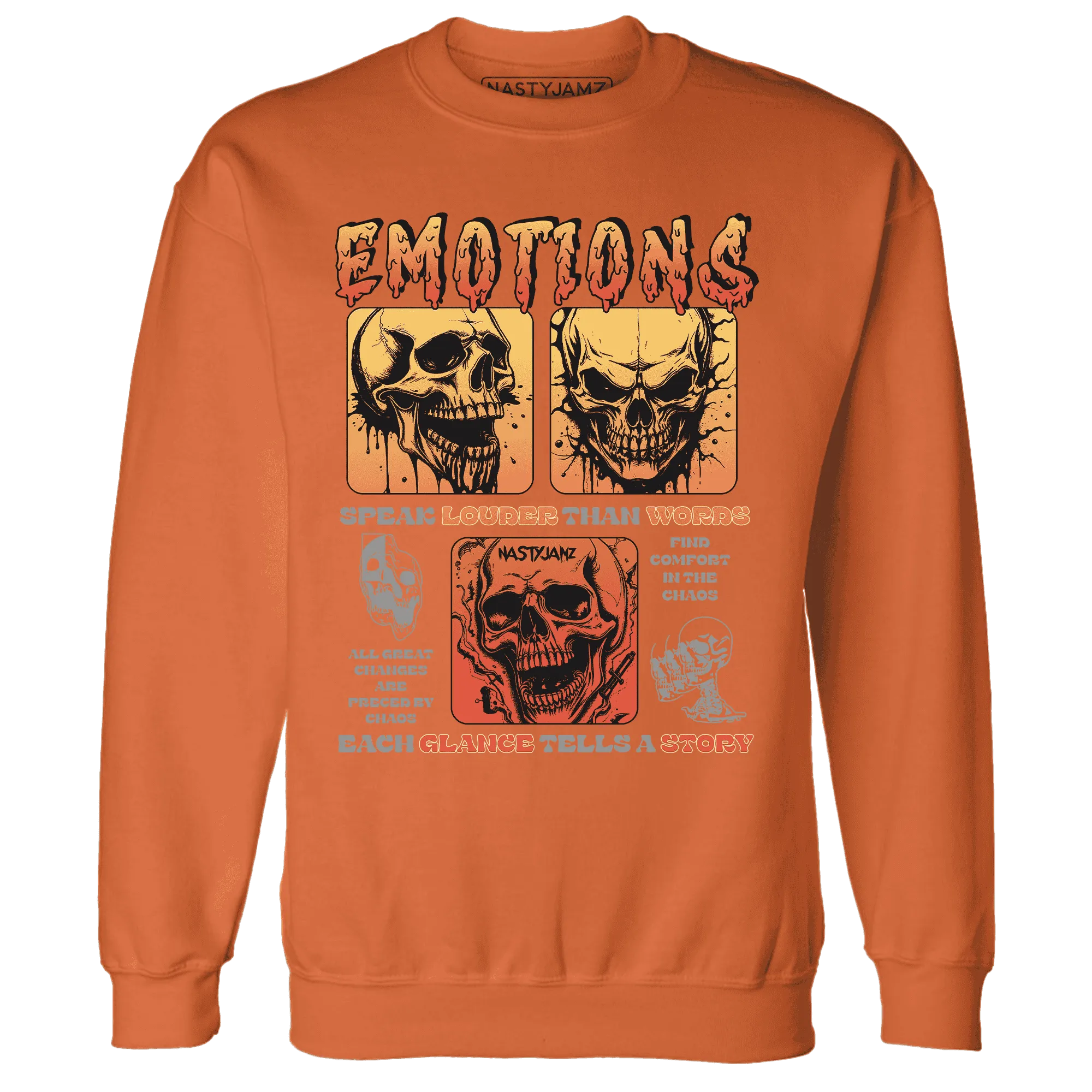 NastyJamz-VaporMax-Crimson-Total-Orange-Plus-Sweatshirt-Match-Emotions-Skull