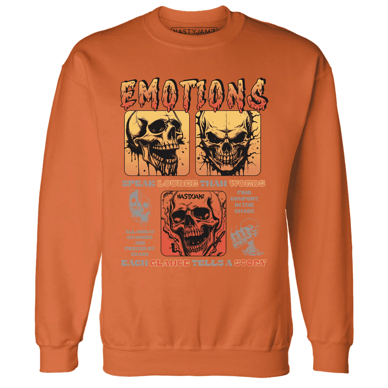 VaporMax-Crimson-Total-Orange-Plus-NastyJamz-Sweatshirt-Match-Emotions-Skull