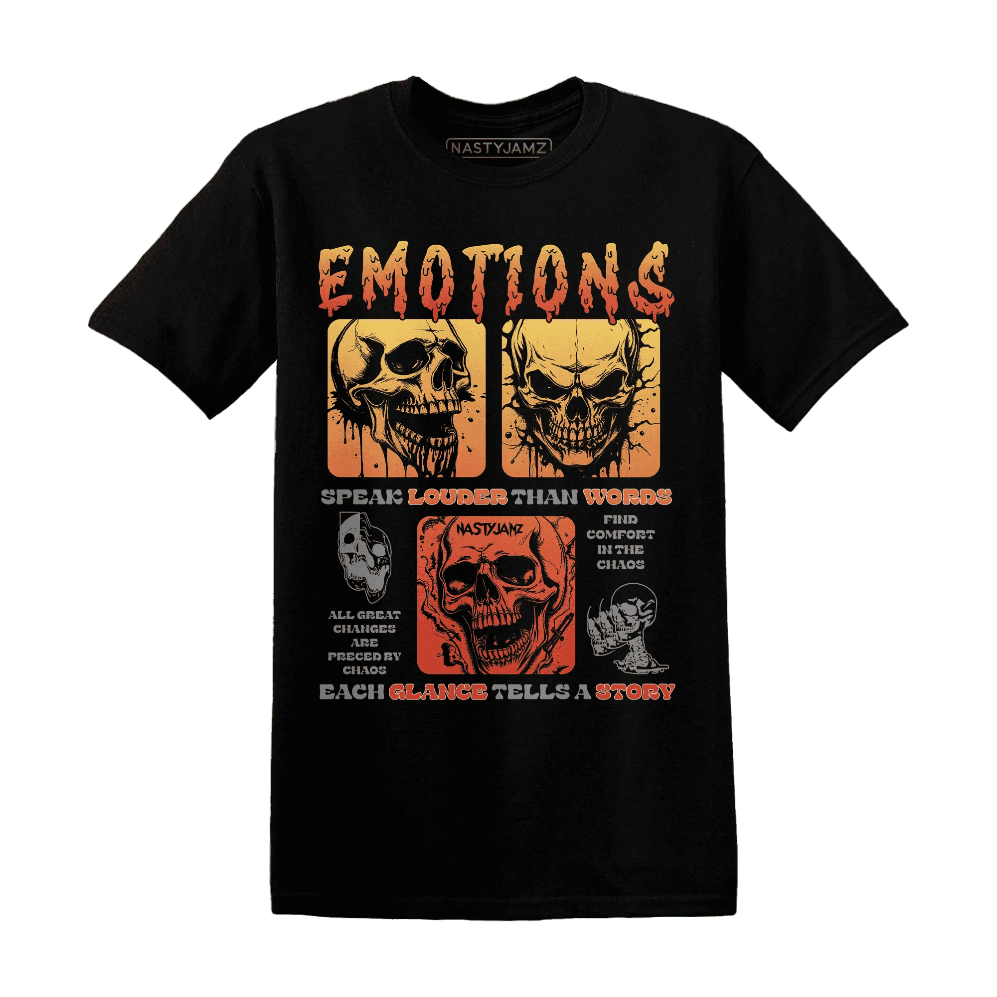 NastyJamz-VaporMax-Crimson-Total-Orange-Plus-T-Shirt-Match-Emotions-Skull
