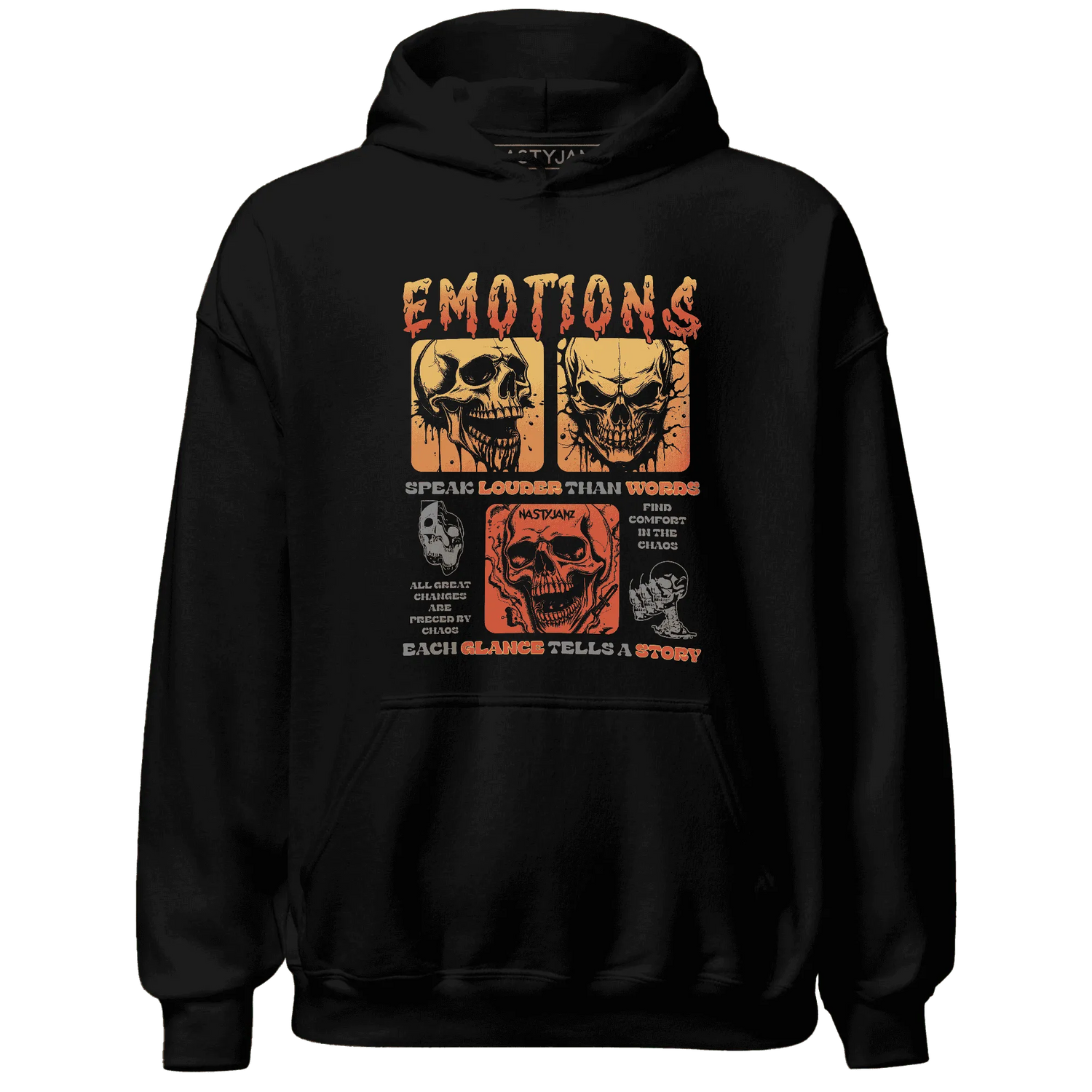 VaporMax-Crimson-Total-Orange-Plus-NastyJamz-Hoodie-Match-Emotions-Skull
