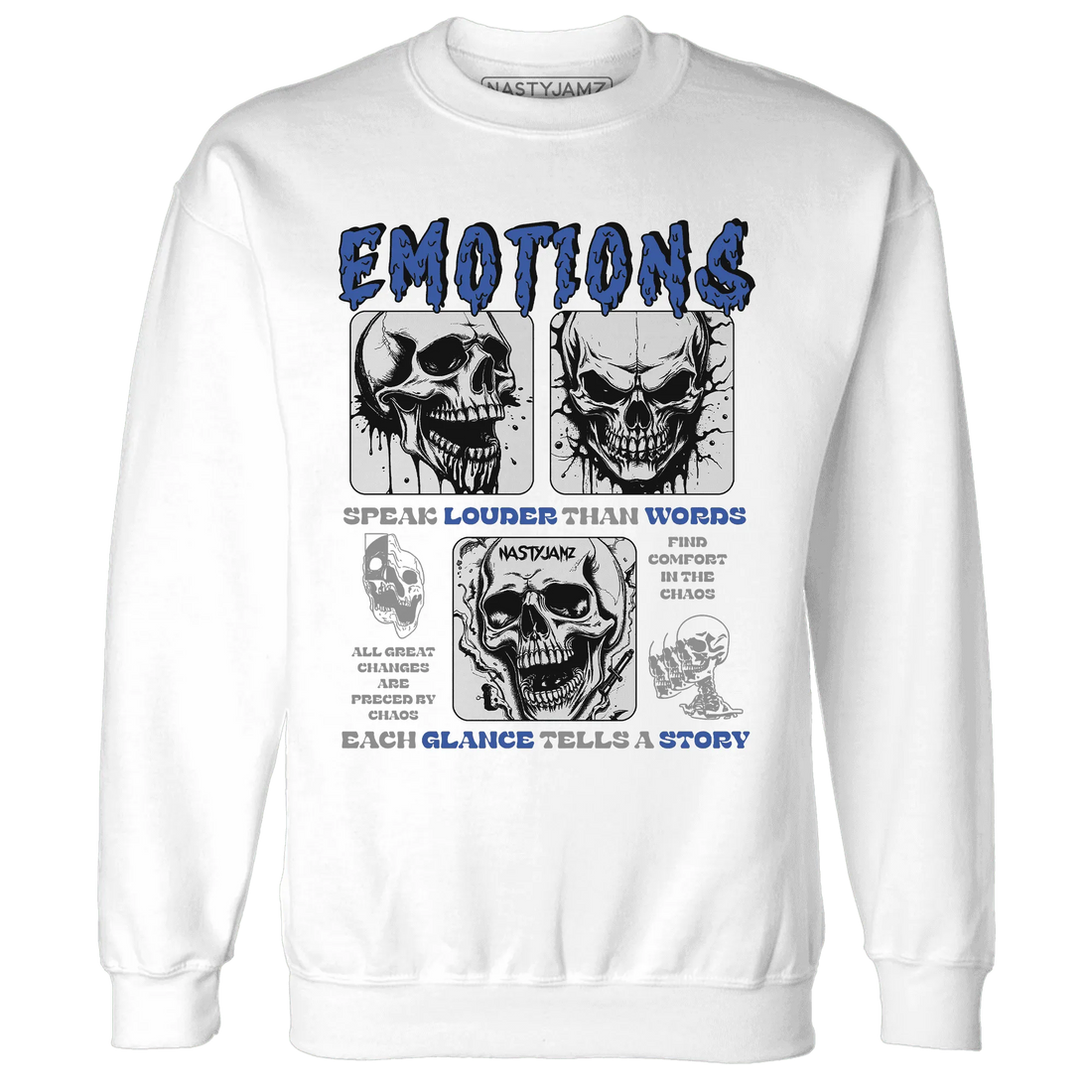 VaporMax-Game-Royal-Blue-NastyJamz-Sweatshirt-Match-Emotions-Skull