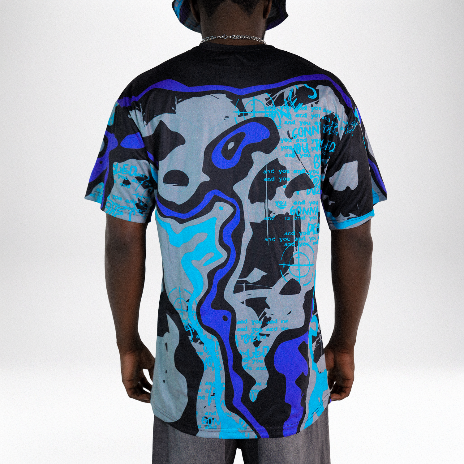 Aqua 8s NastyJamz T Shirt Match Pattern Love Kills You 3D All-Over Print