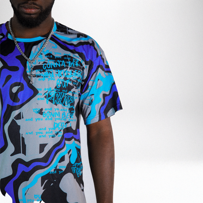 Aqua 8s NastyJamz T Shirt Match Pattern Love Kills You 3D All-Over Print