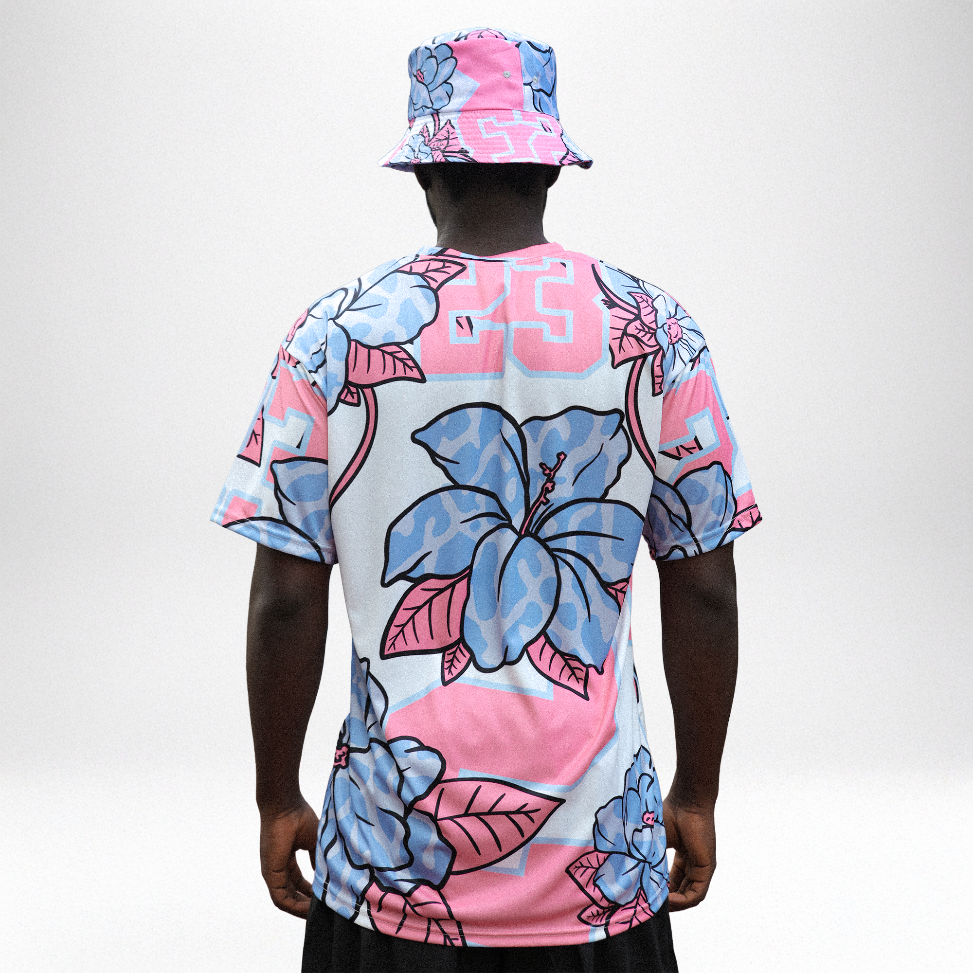 Cobalt Bliss 3s NastyJamz Tee Match 23 Floral 3D All-Over Print Flower