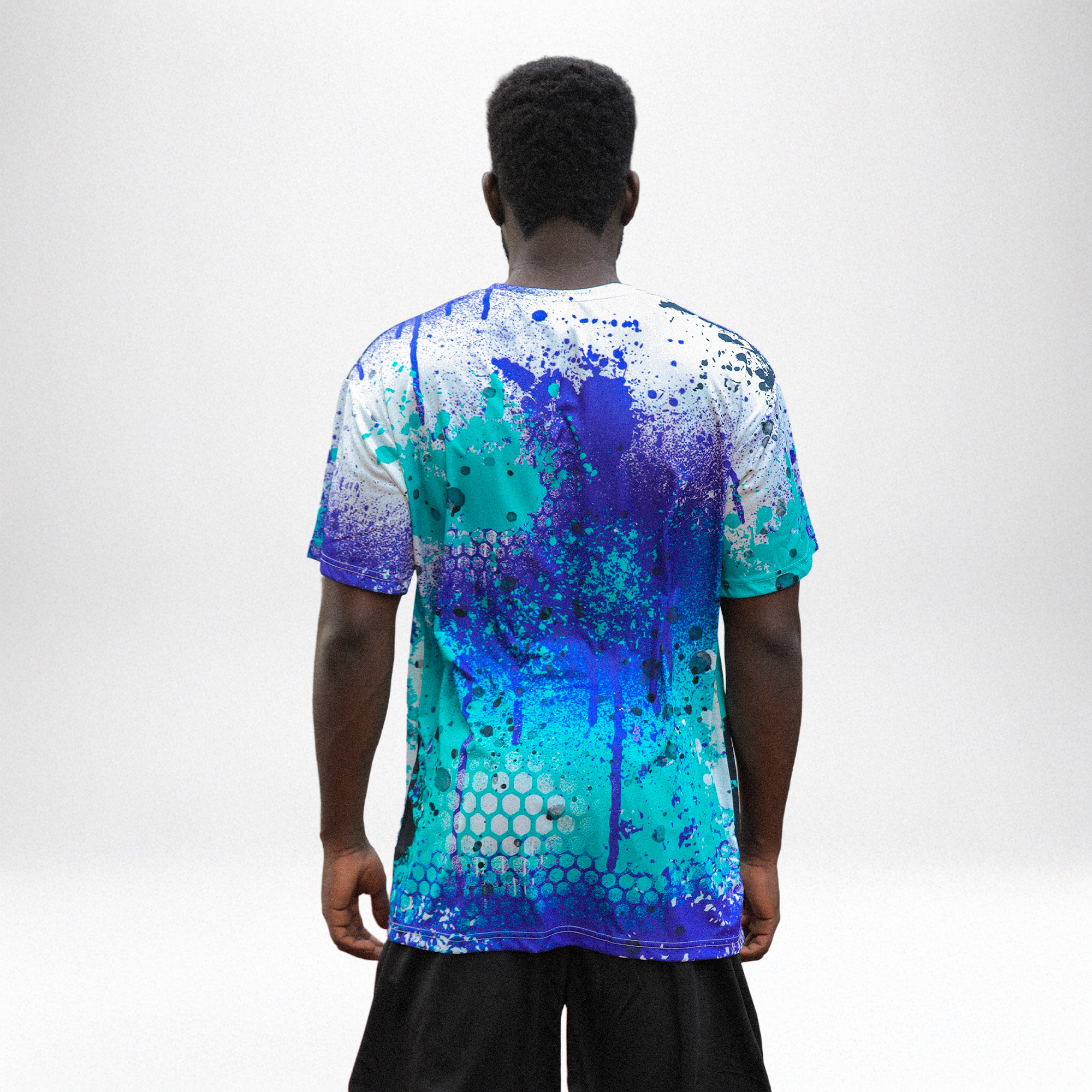 Grape 5s NastyJamz T-Shirt Match 23 Painted Graffiti All-Over Print