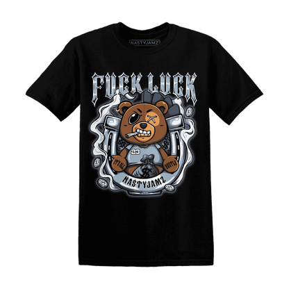 Mid Diffused Blue Grey 1s T Shirt Match F Luck BER - NastyJamz