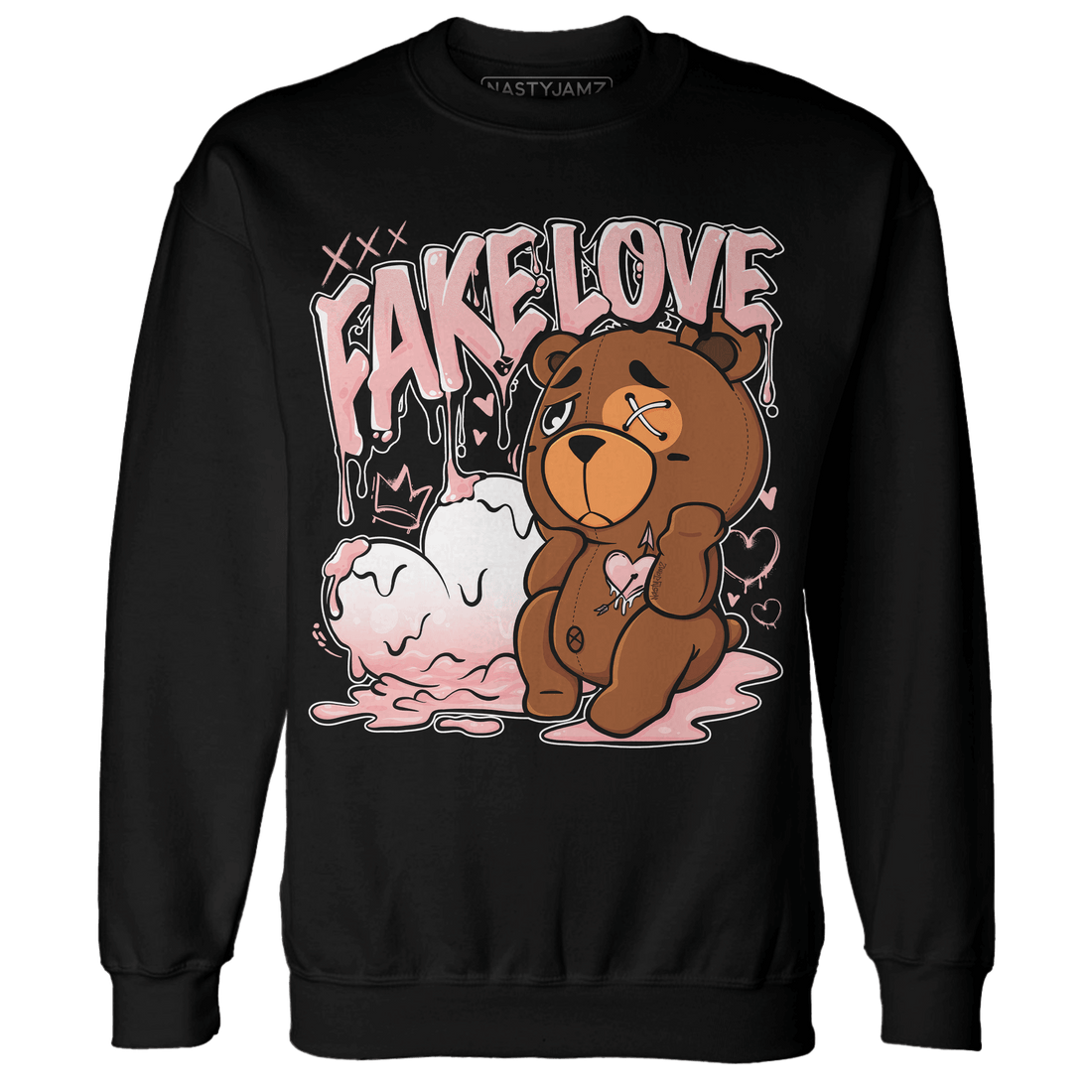 Low Legend Pink 11s Sweatshirt Match Fake Love BER - NastyJamz