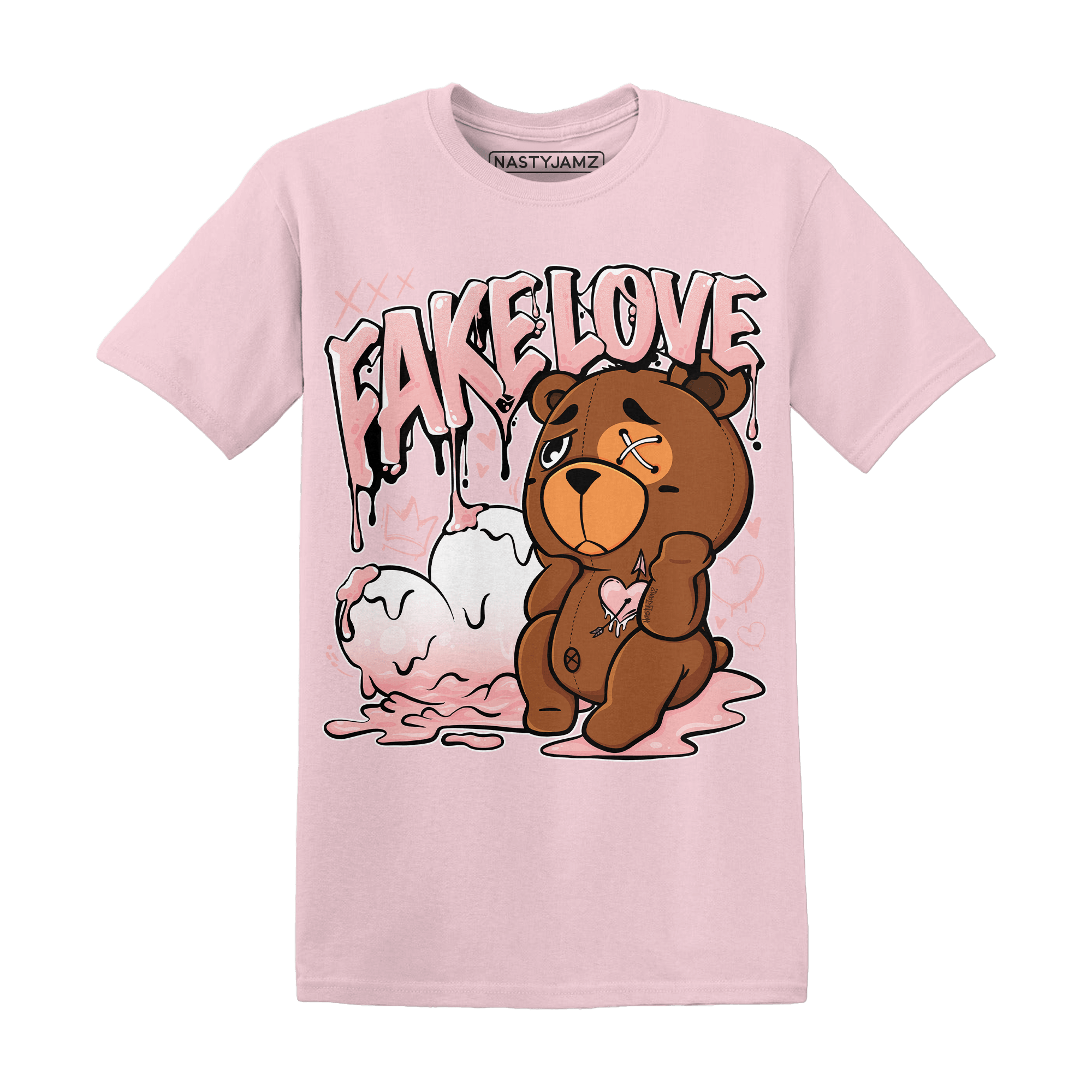 Low Legend Pink 11s T Shirt Match Fake Love BER - NastyJamz