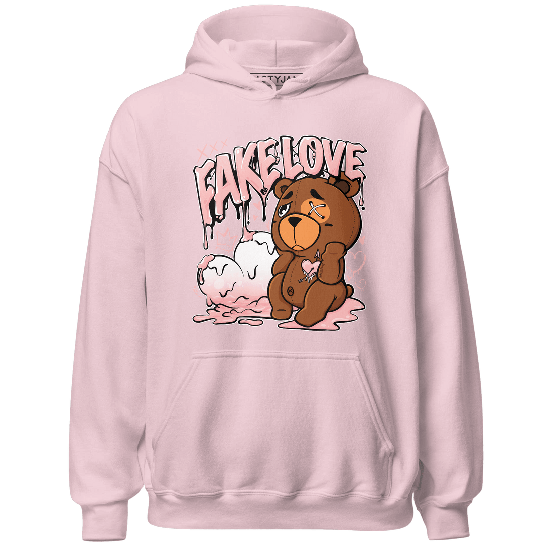 Low Legend Pink 11s Hoodie Match Fake Love BER - NastyJamz