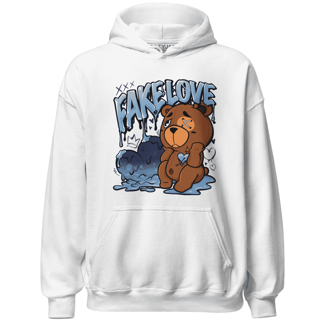 First In Flight 1s Hoodie Match Fake Love BER - NastyJamz