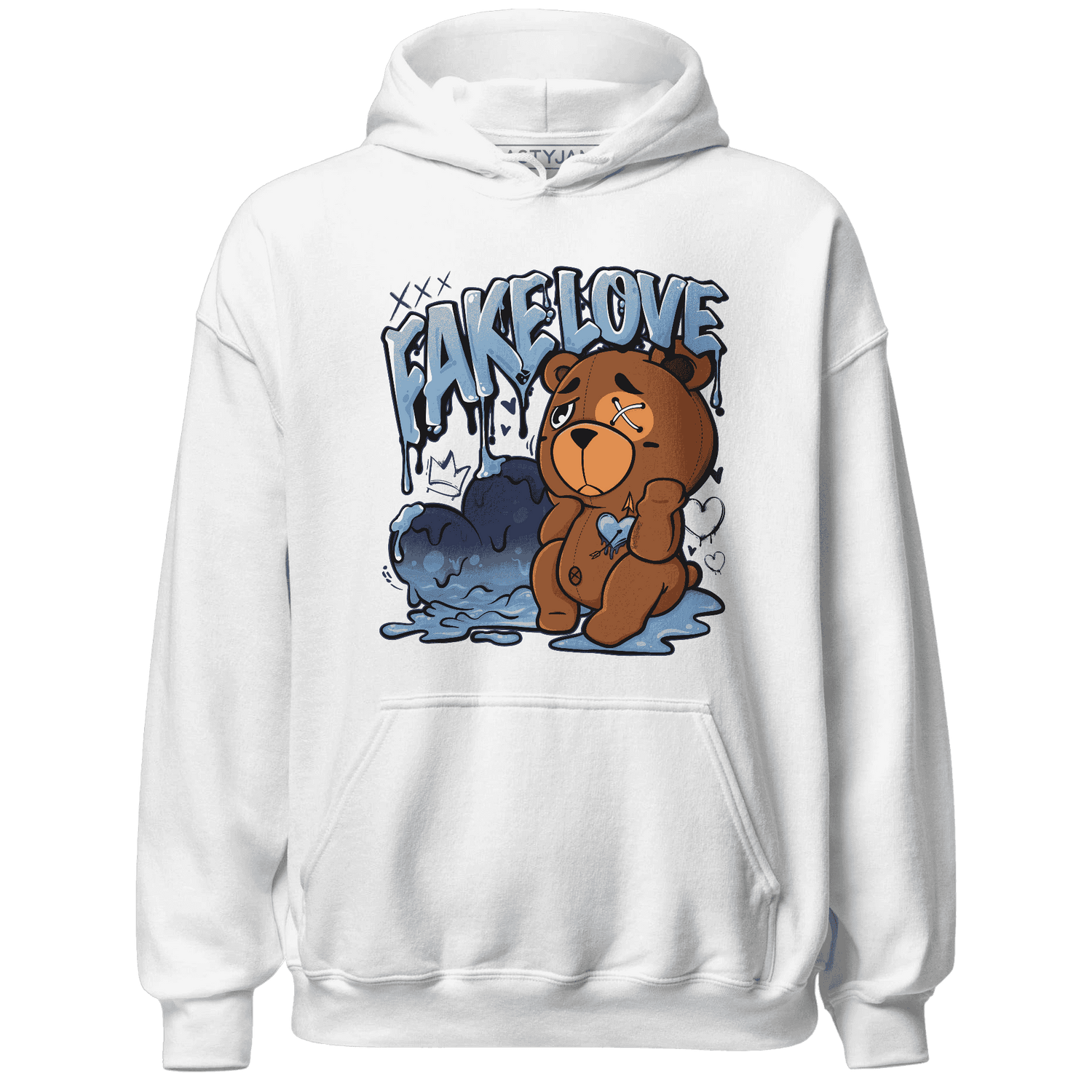 First In Flight 1s Hoodie Match Fake Love BER - NastyJamz