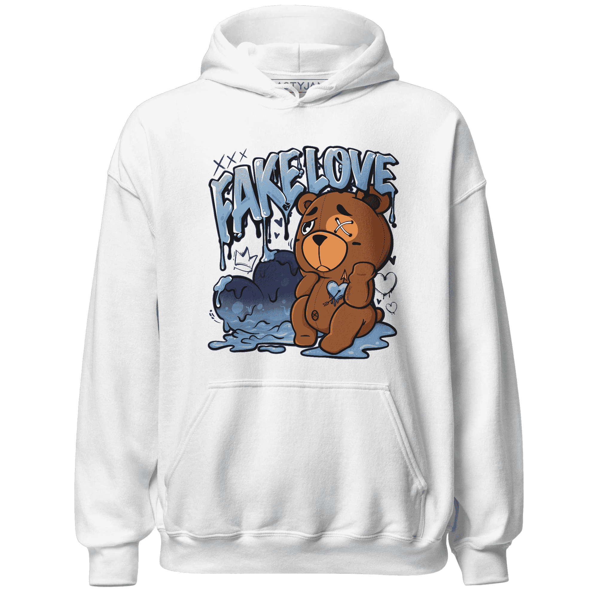 First In Flight 1s Hoodie Match Fake Love BER - NastyJamz