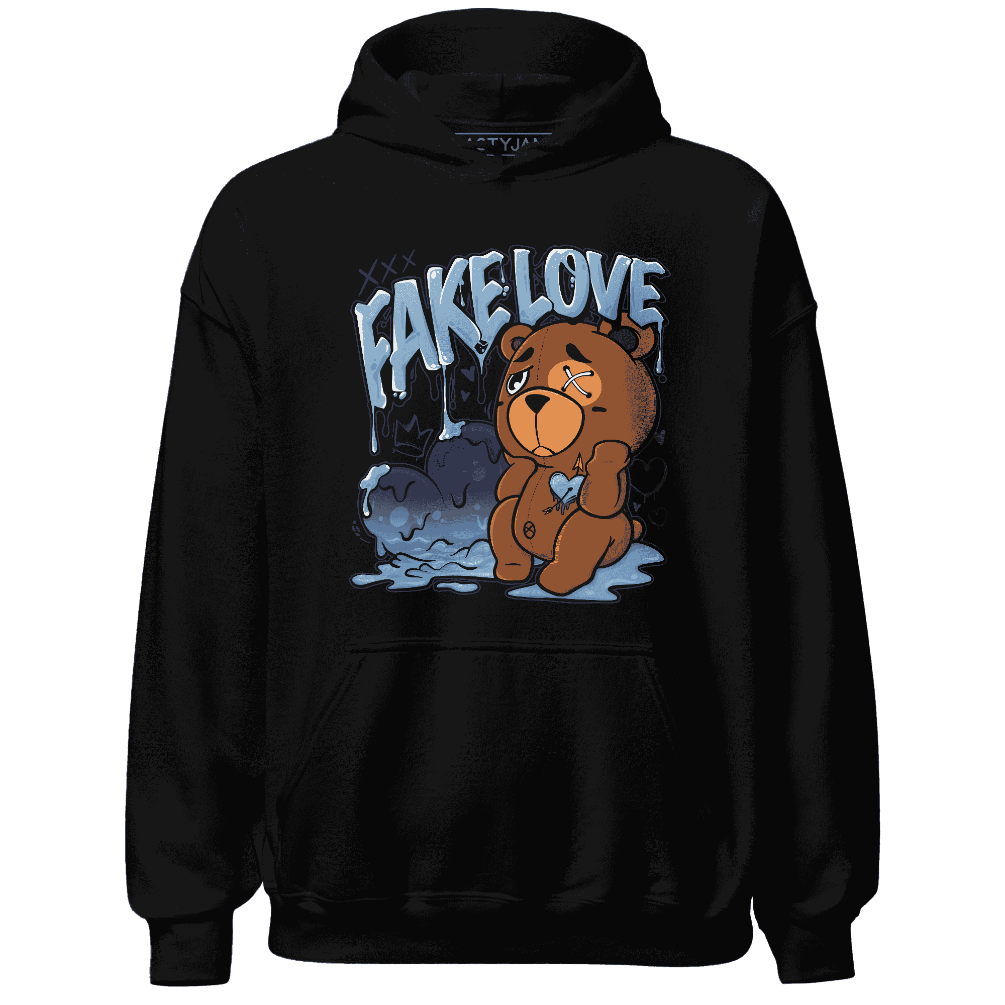 First In Flight 1s Hoodie Match Fake Love BER - NastyJamz
