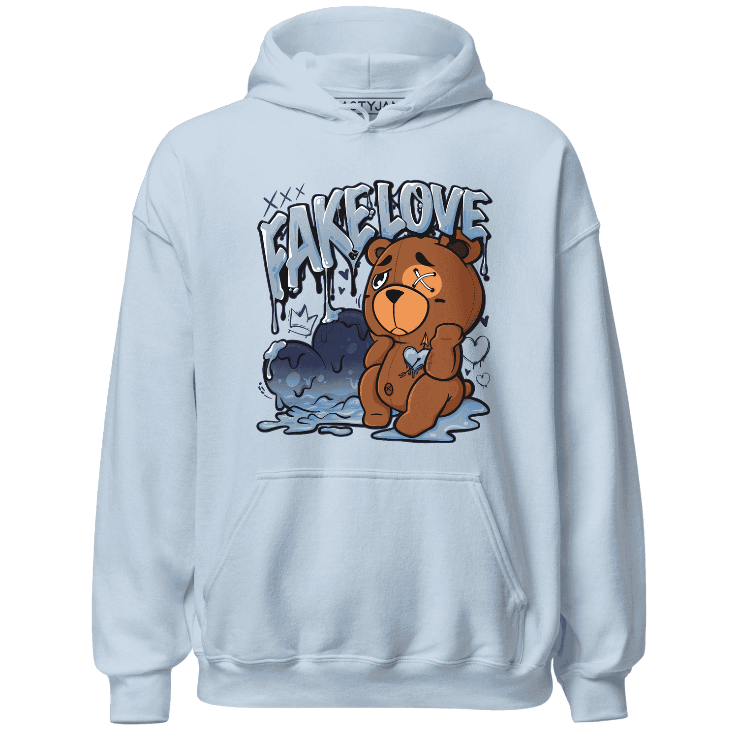 First In Flight 1s Hoodie Match Fake Love BER - NastyJamz