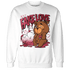 High 85 Metallic Burgundy 1s Sweatshirt Match Fake Love BER - NastyJamz