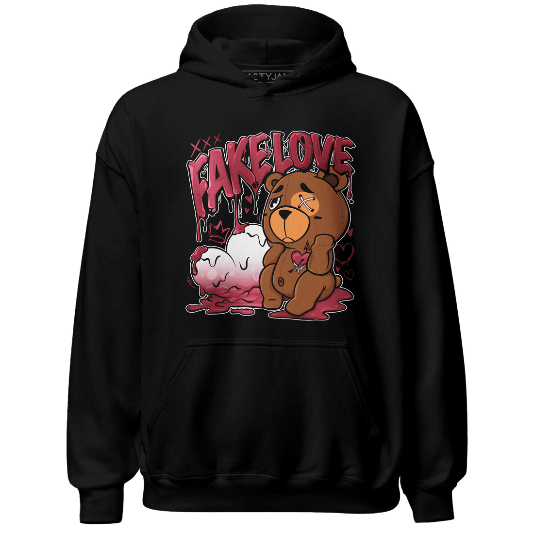 High 85 Metallic Burgundy 1s Hoodie Match Fake Love BER - NastyJamz