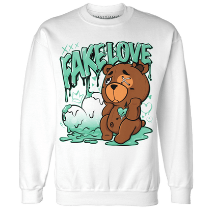High OG Green Glow 1s Sweatshirt Match Fake Love BER - NastyJamz