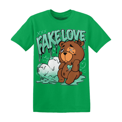 High OG Green Glow 1s T Shirt Match Fake Love BER - NastyJamz