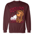 High White Team Red 1s Sweatshirt Match Fake Love BER - NastyJamz