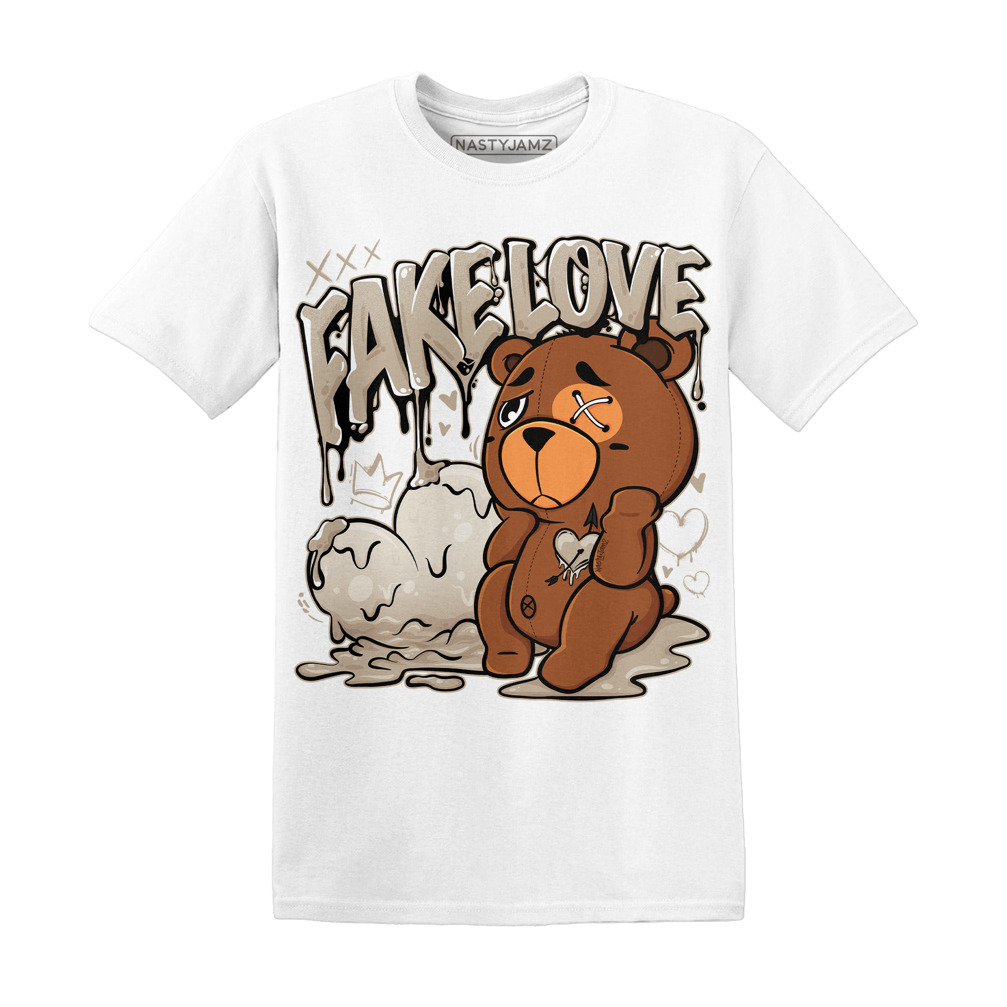 Latte 1s T Shirt Match Fake Love BER - NastyJamz