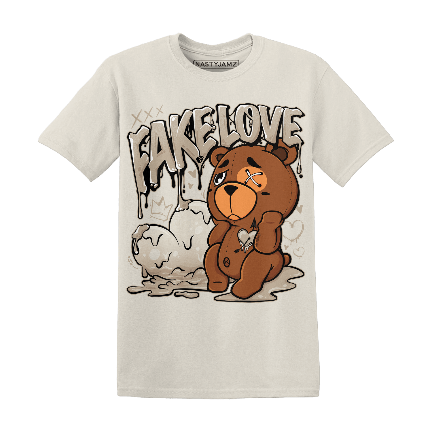 Latte 1s T Shirt Match Fake Love BER - NastyJamz