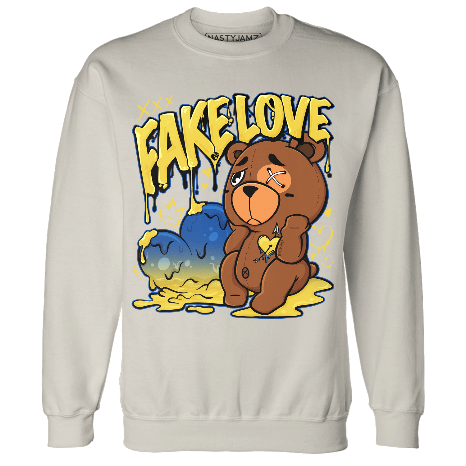 Low OG Canary TVSC 1s Sweatshirt Match Fake Love BER - NastyJamz