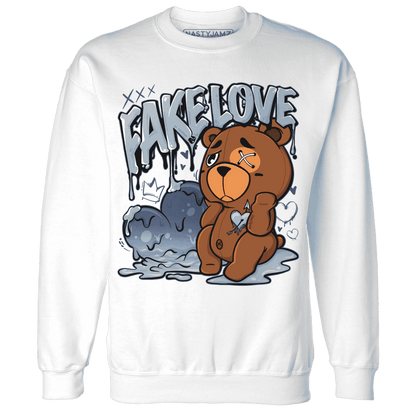 Mid Diffused Blue Grey 1s Sweatshirt Match Fake Love BER - NastyJamz