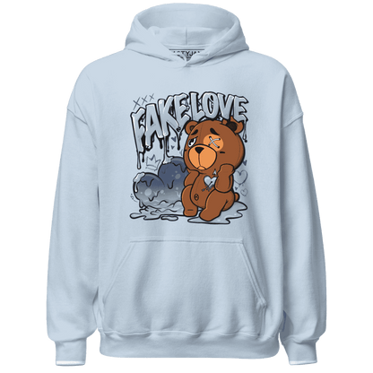 Mid Diffused Blue Grey 1s Hoodie Match Fake Love BER - NastyJamz