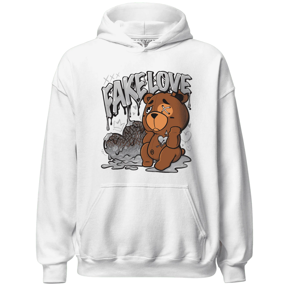 Cement-Grey-3s-Hoodie-Match-Fake-Love-BER