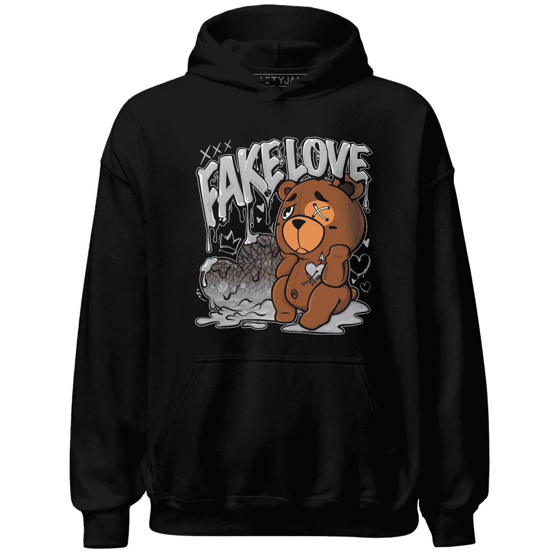 Cement-Grey-3s-Hoodie-Match-Fake-Love-BER