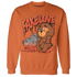 Georgia Peach 3s Sweatshirt Match Fake Love BER - NastyJamz