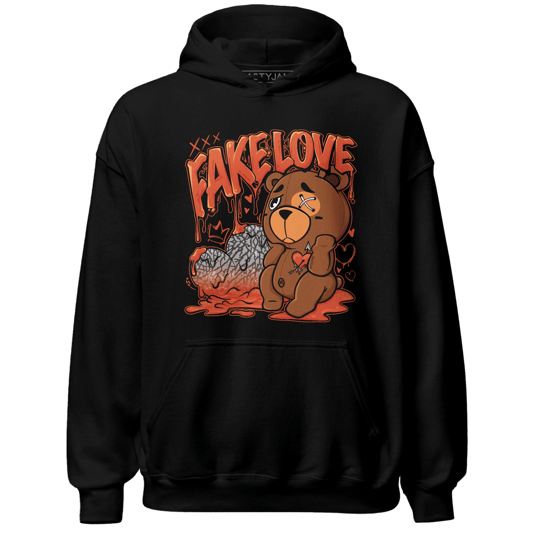 Georgia Peach 3s Hoodie Match Fake Love BER - NastyJamz