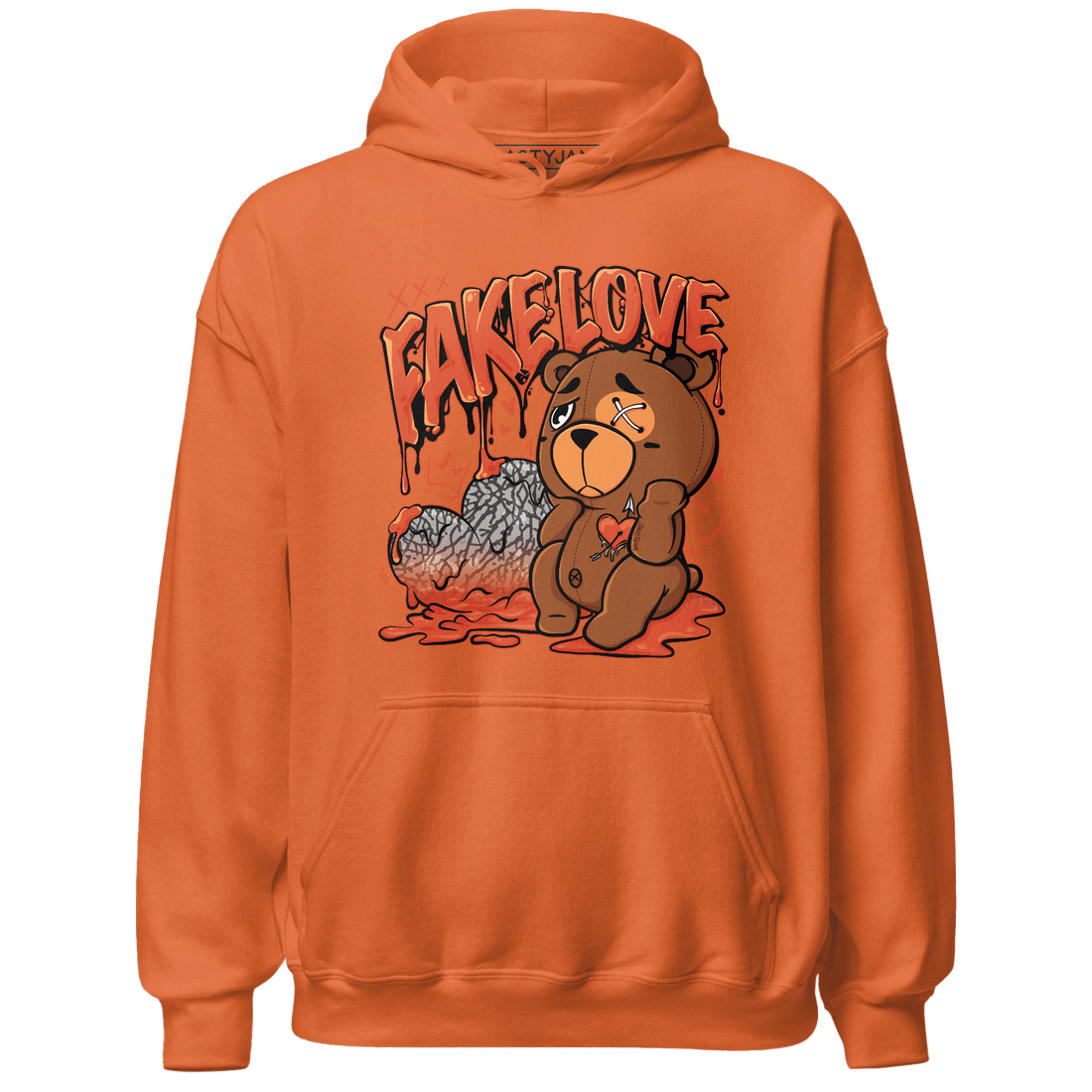 Georgia Peach 3s Hoodie Match Fake Love BER - NastyJamz
