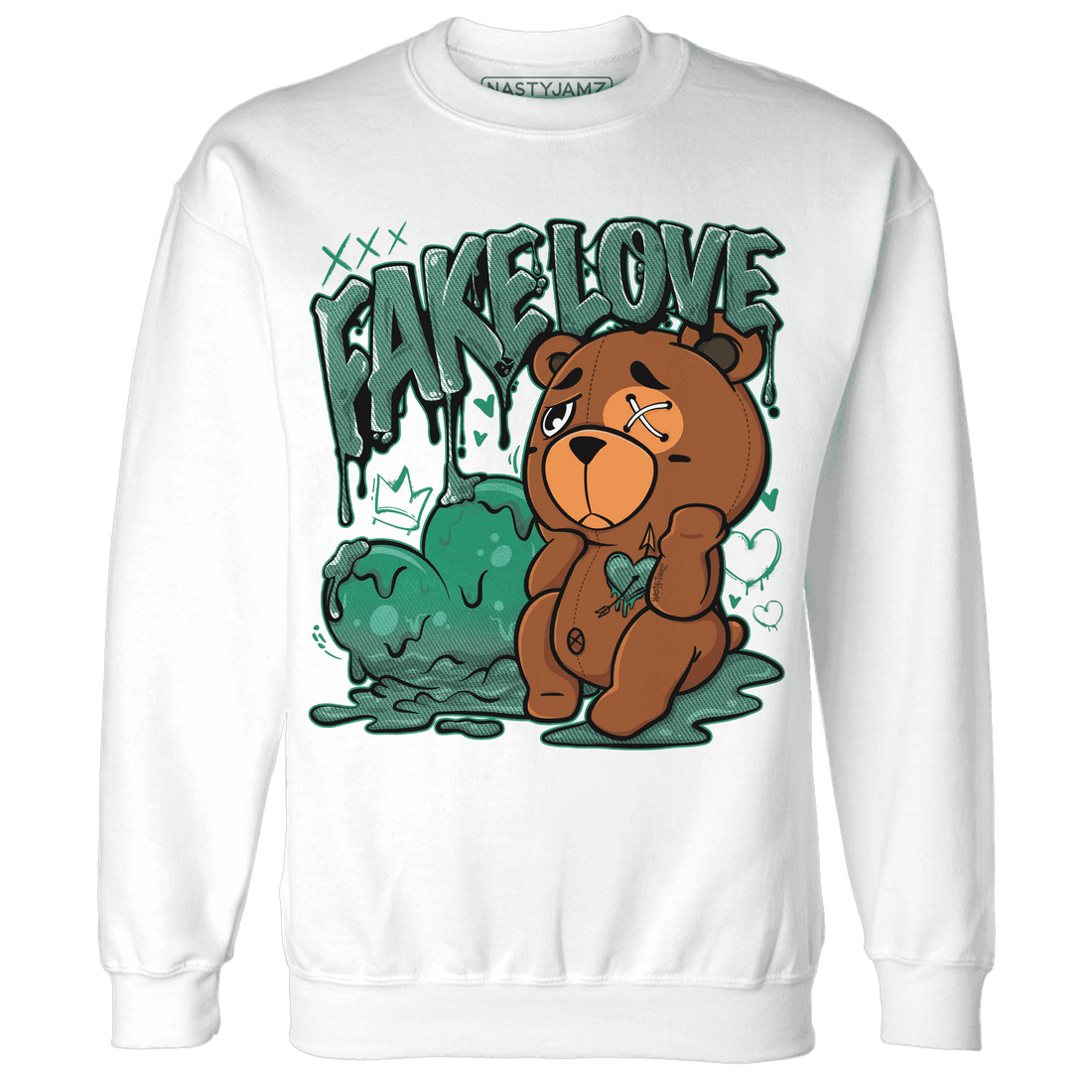 Nina CN Abney 3s Sweatshirt Match Fake Love BER - NastyJamz