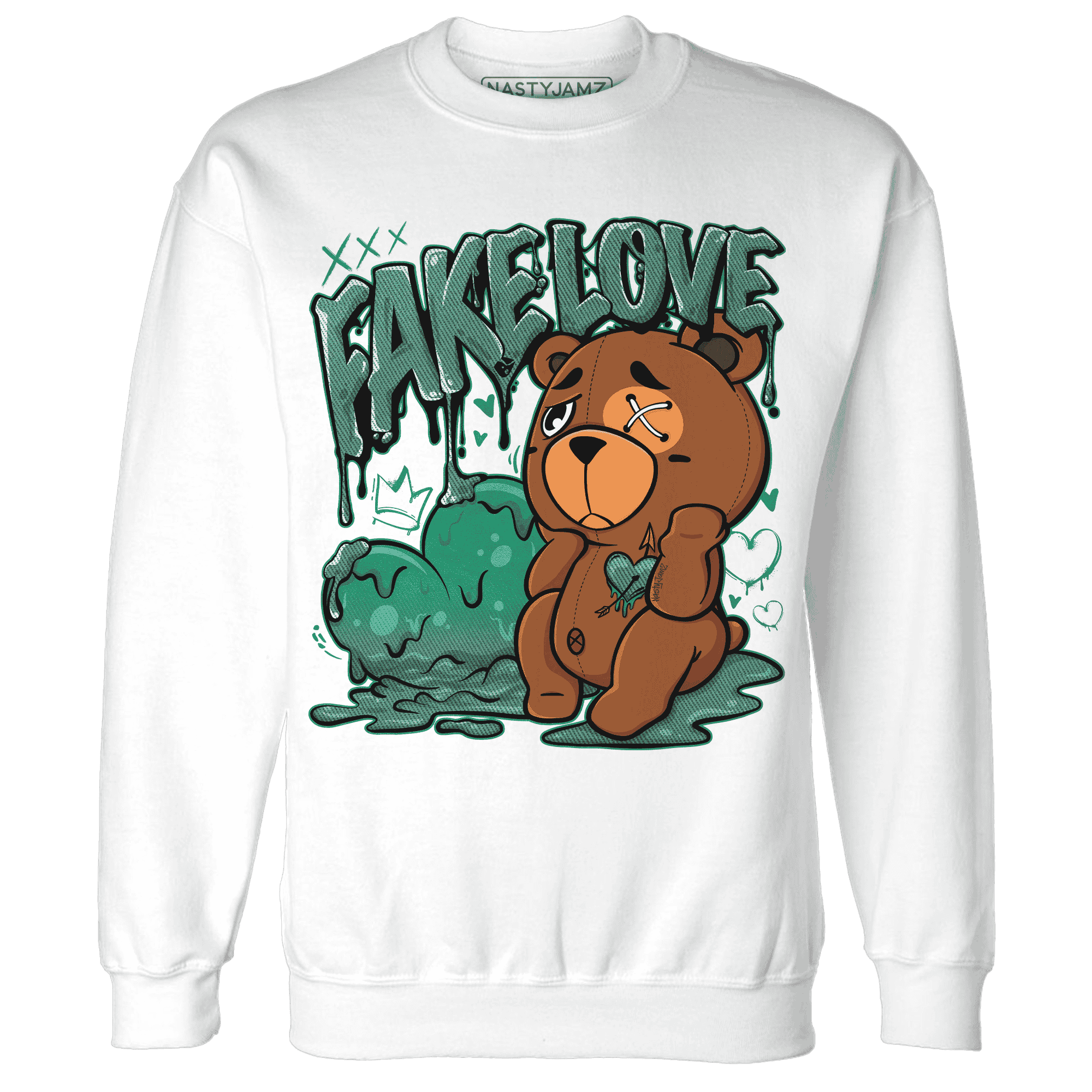 Nina CN Abney 3s Sweatshirt Match Fake Love BER - NastyJamz