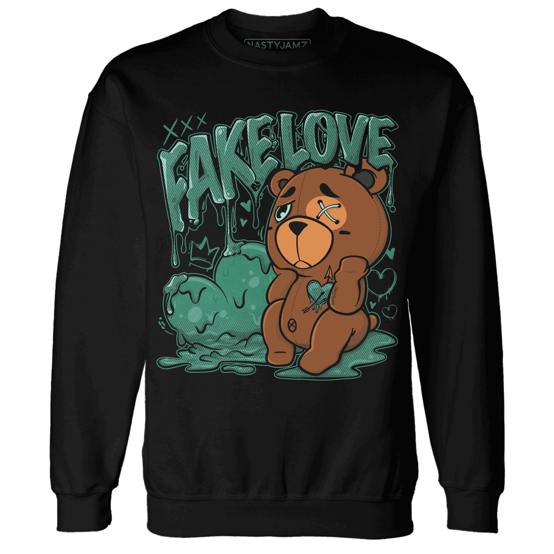 Nina CN Abney 3s Sweatshirt Match Fake Love BER - NastyJamz