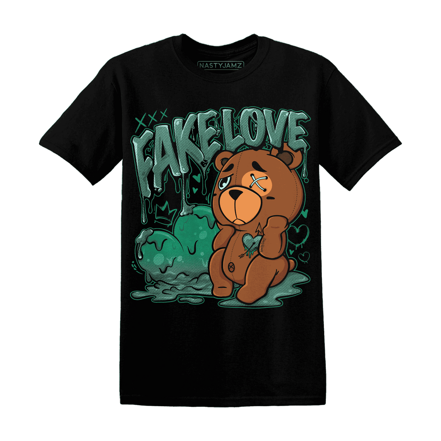 Nina CN Abney 3s T Shirt Match Fake Love BER - NastyJamz