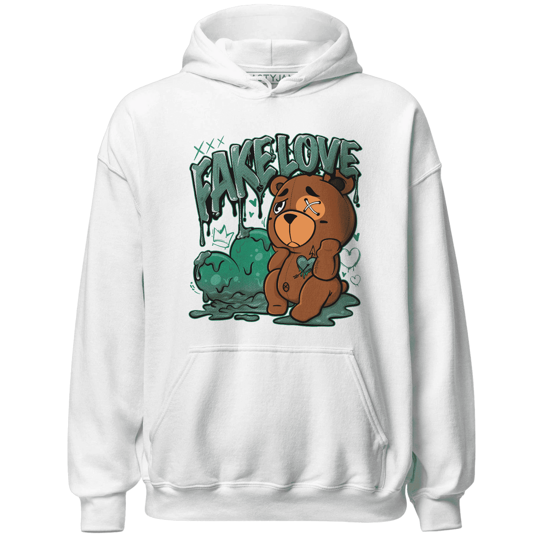Nina CN Abney 3s Hoodie Match Fake Love BER - NastyJamz
