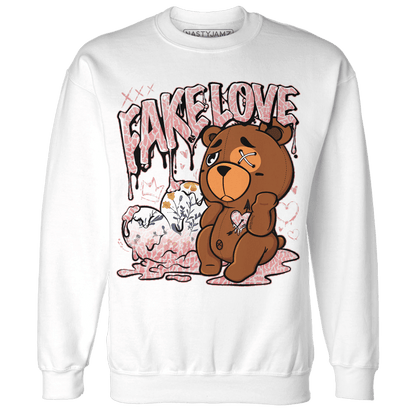 Red Stardust 3s Sweatshirt Match Fake Love BER - NastyJamz