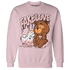 Red Stardust 3s Sweatshirt Match Fake Love BER - NastyJamz
