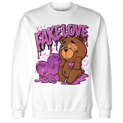 GS Hyper Violet 4s Sweatshirt Match Fake Love BER - NastyJamz