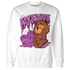 GS Hyper Violet 4s Sweatshirt Match Fake Love BER - NastyJamz