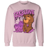 GS Hyper Violet 4s Sweatshirt Match Fake Love BER - NastyJamz