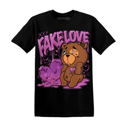 GS Hyper Violet 4s T Shirt Match Fake Love BER - NastyJamz