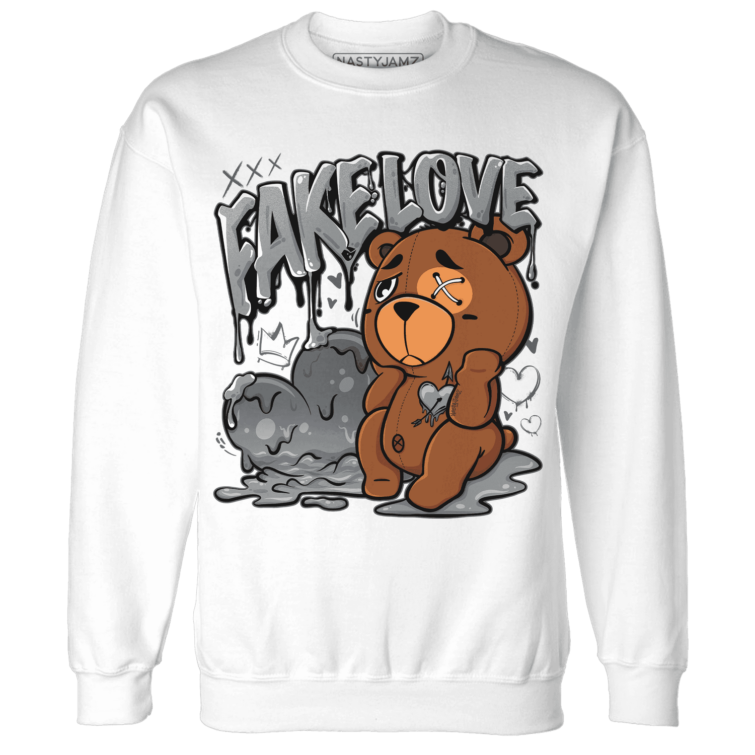 Paris Olympicsss 4s Sweatshirt Match Fake Love BER - NastyJamz